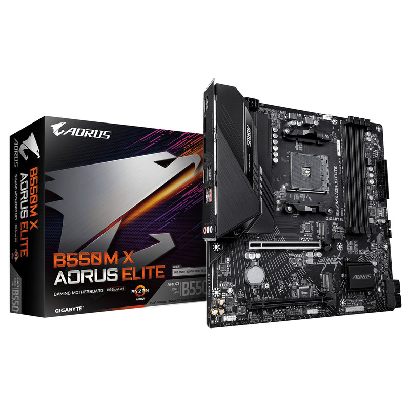 GIGABYTE B550M X AORUS ELITE AMD B550 Stik AM4 micro ATX