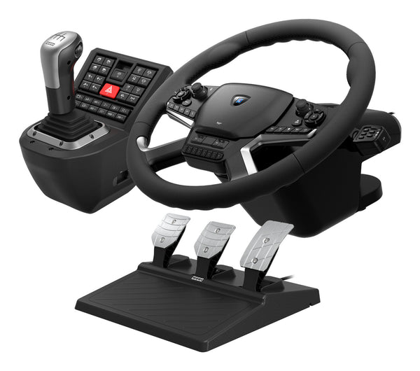Hori Force Feedback Truck Control System Sort USB Rat + pedaler + joystick PC