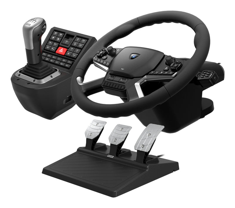 Hori Force Feedback Truck Control System Sort USB Rat + pedaler + joystick PC