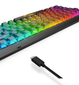Lenovo Legion K510 Mini Pro tastatur Spil USB US engelsk Sort, Transparent