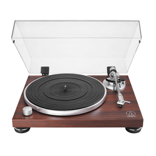 Audio-Technica AT-LPW50BTRW pladespiller Bæltedrevet pladespiller Brun Vejledning