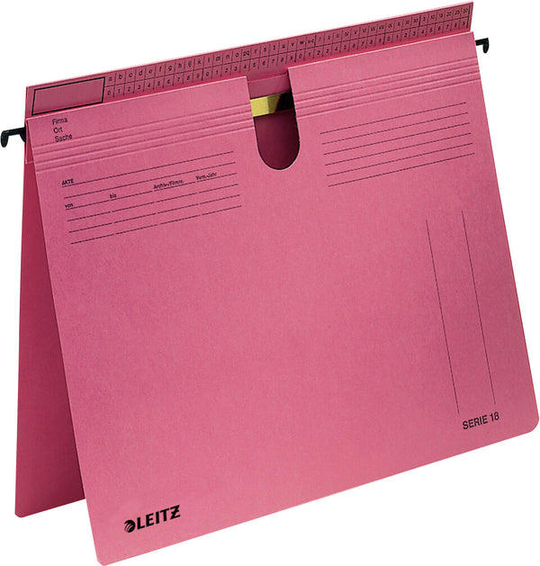 Leitz SERIE 18 hængemappe Pap A4 Rød