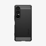 Spigen Rugged Armor mobiltelefon etui 16,5 cm (6.5") Cover Sort