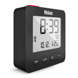 Mebus 25801 wekker Digital alarmur Sort