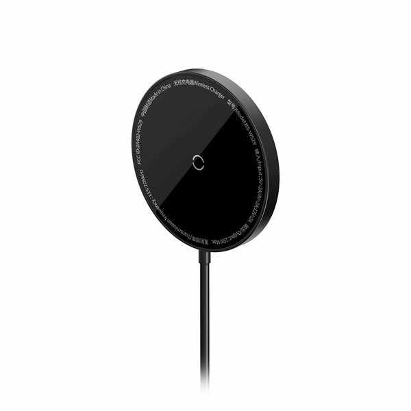 Baseus CCJJ040001 oplader til mobil enhed Hovedtelefoner, Mobiltelefon, Smartphone Sort USB Trådløs opladning Indendørs