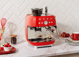 Smeg 50's Style Espressomaskine EGF03RDEU Rød