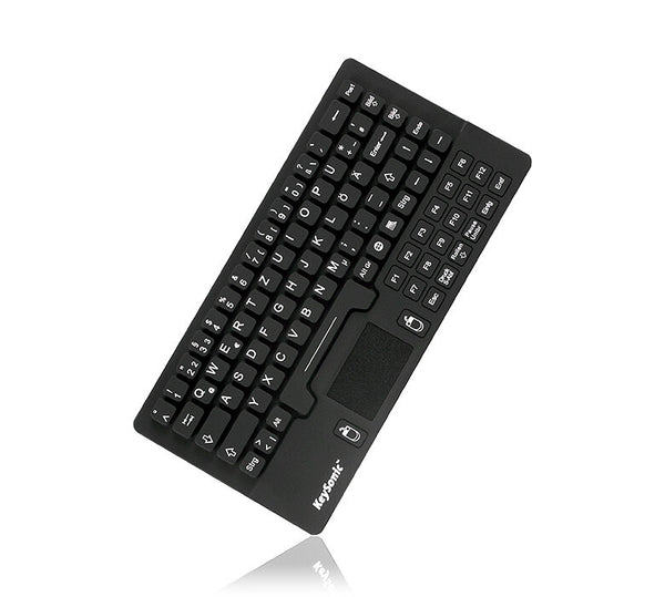 KeySonic KSK-5031IN (DE) tastatur Universel USB QWERTZ Tysk Sort