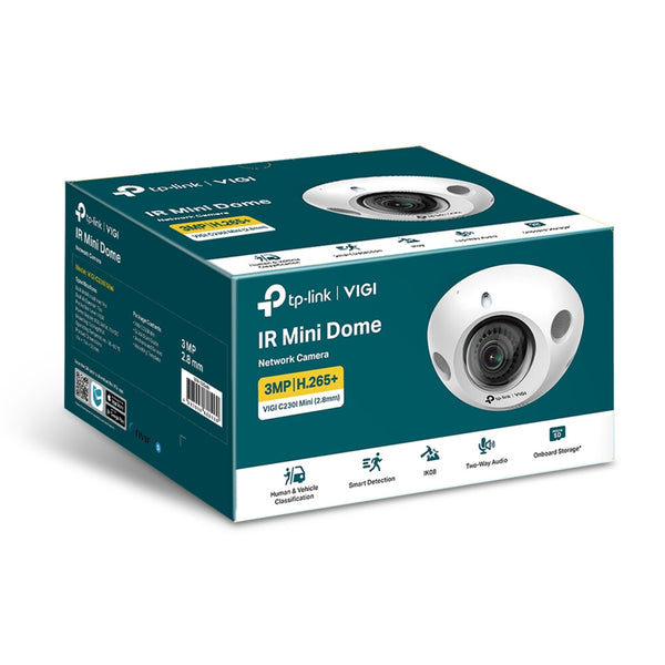 TP-Link VIGI C230I MINI(2.8MM) overvågningskamera Kuppel IP-sikkerhedskamera Indendørs & udendørs 2304 x 1296 pixel Loft