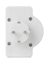 Entac EPAG-1EE2E-SW strømstik adapter Type F Type C (Europlug)+Type F Hvid