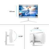 Philips Evnia 5000 32M2C5501/00 computerskærm 80 cm (31.5") 2560 x 1440 pixel Quad HD LCD Hvid