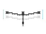 Multibrackets 3385 skærmbeslag og -stativer 68,6 cm (27") Skrivebord Sort