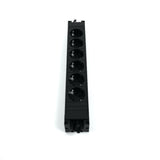 Bachmann 906.12640 stikdåse 6 AC stikkontakt(er) Indendørs Sort