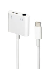 Gembird GMB Audio A-CM-3.5FP-01 kabel kønsskifter 4-pins 3.5 mm, USB Type-C USB type-C Hvid