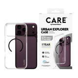 PanzerGlass CARE™ by ® Urban Explorer Case Transparent m. Sort MagSafe iPhone 18 Pro Max | 17 Pro Max