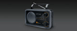 Muse M-06DS radio Bærbar Analog Sort, Grå