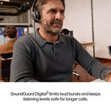 HP Poly Mission 825 Stereo USB Wired Headset