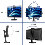 Philips 27B2N3500JH computerskærm 68,6 cm (27") 2560 x 1440 pixel Quad HD LCD Sort