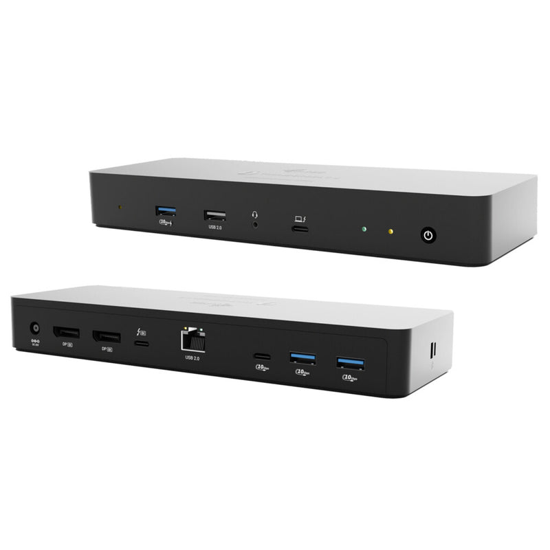 i-tec TB4INTGDUAL4KDOCPD dockingstation Ledningsført Thunderbolt 4 Sort