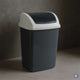 MAUL 9521087 skraldespand 10 L Rektangulær Plast, Polypropylen (PP) Mørkegrå, Hvid