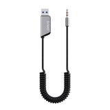 Savio TR-16 FM-sender 2400 - 2483,5 MHz Bluetooth Sort, Sølv