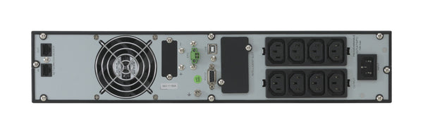 ONLINE USV-Systeme XANTO 1000R UPS-enhed Dobbeltkonvertering (online) 1 kVA 1000 W 8 AC stikkontakt(er)