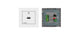 Kramer Electronics WP-789T/EU-80/86(W) stikkontakt HDMI Hvid