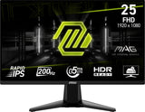 MSI MAG 255F E20 computerskærm 62,2 cm (24.5") 1920 x 1080 pixel Fuld HD LCD Sort
