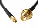 DeLOCK 88580 koaxial kabel 0,2 m SMA MMCX Sort