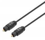 Manhattan 356091 InfiniBand og fiberoptisk kabel 5 m Toslink Sort