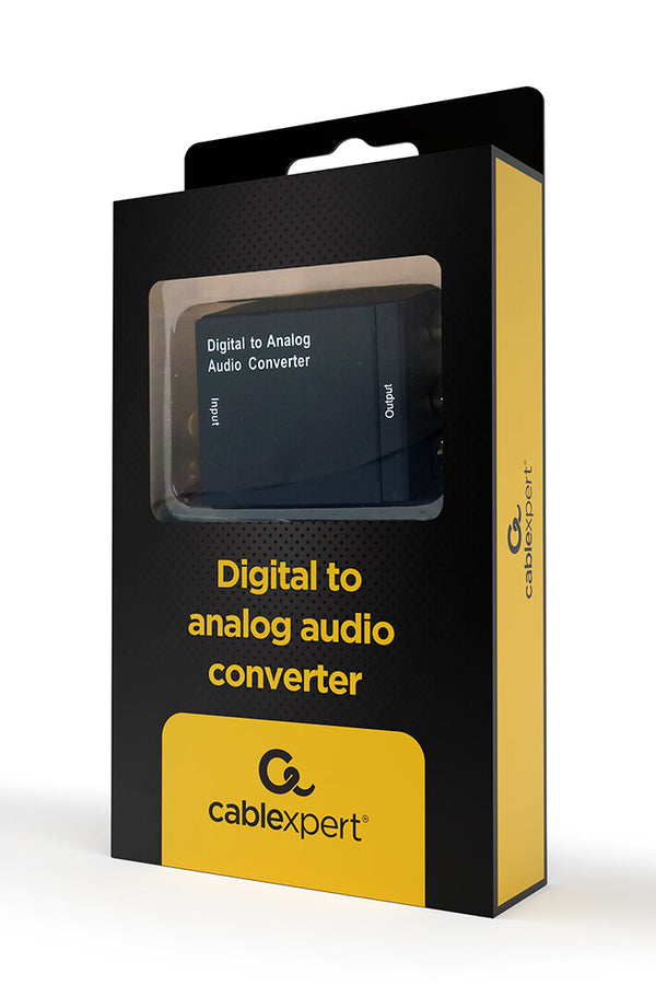 Gembird DSC-OPT-RCA-001 lydkonverteringsprogram Sort
