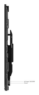 Lenovo ThinkVision T86 computerskærm 2,18 m (86") 3840 x 2160 pixel 4K Ultra HD LED Berøringsskærm Sort