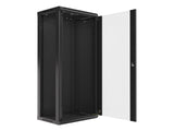 Lanberg WF01-6427-10B stativ 27U Vægmonteret stativ Sort