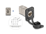 DeLOCK 67063 kabelsamler RJ45 Sort, Metallic
