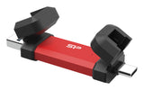 Silicon Power DS72 USB-nøgle 1 TB USB Type-A / USB Type-C 3.2 Gen 2 (3.1 Gen 2) Rød