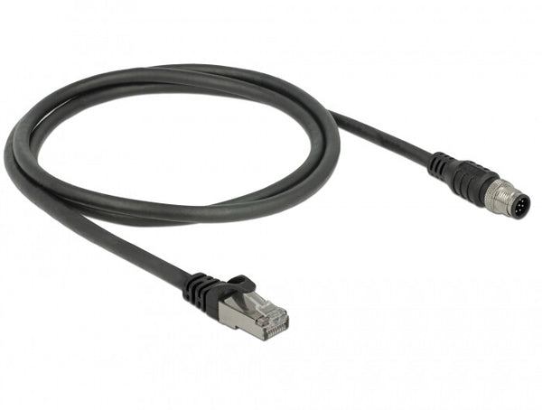 DeLOCK 84922 netværkskabel Sort 1 m Cat5e S/FTP (S-STP)