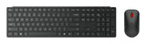 Lenovo 4X31S04814 tastatur Mus inkluderet Kontor RF trådløs + Bluetooth Tysk Sort