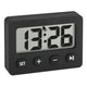 TFA-Dostmann 60.2014.01 vækkeur Quartz alarmur Sort