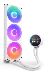 NZXT Kraken Elite 420 RGB Processor Alt-i-en væskekøler 14 cm Hvid 1 stk