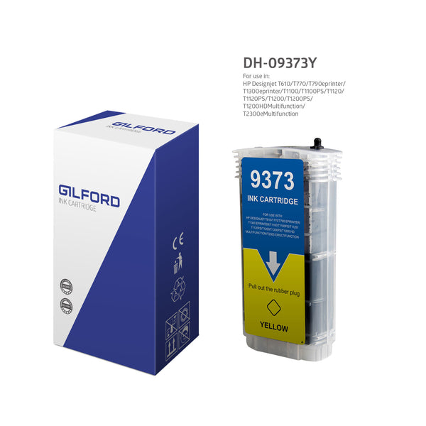 Gilford DH-09373Y blækpatron 1 stk Kompatibel Gul