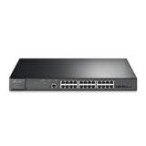 TP-Link JetStream TL-SG3428XMP netværksswitch Administreret L2+ Gigabit Ethernet (10/100/1000) Strøm over Ethernet (PoE) 1U Sort