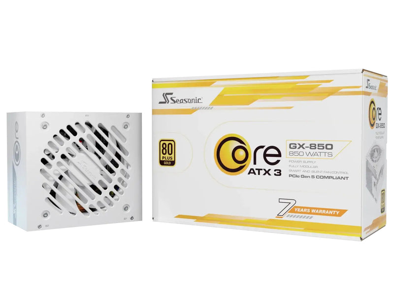 Seasonic CORE GX-850 enhed til strømforsyning 850 W 20+4 pin ATX ATX Hvid