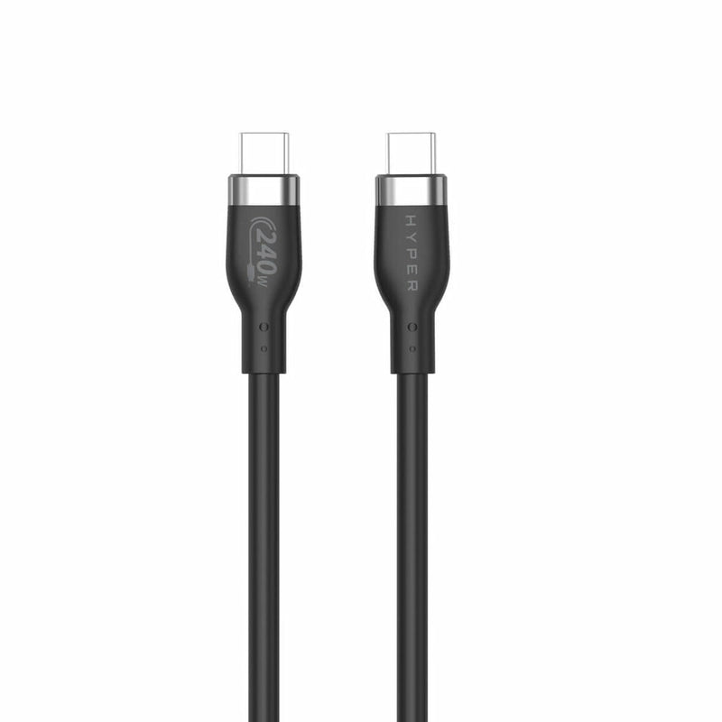 HYPER HJ4001BKGL USB-kabel USB 2.0 1 m USB C 0,48 Gbit/sek. 240 W Sort
