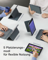 Inateck KB04111_GRAY Reservedel og tilbehør til tablet Tastatur