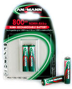Ansmann Blister 2 X DECT Accu, AA, 800mAh AA / HR6 Nikkel-Metalhydrid (NiMH)