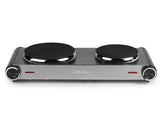 Tristar KP-6248 kogeplade Rustfrit stål Bordplade Forseglet plade 2 zone(s)