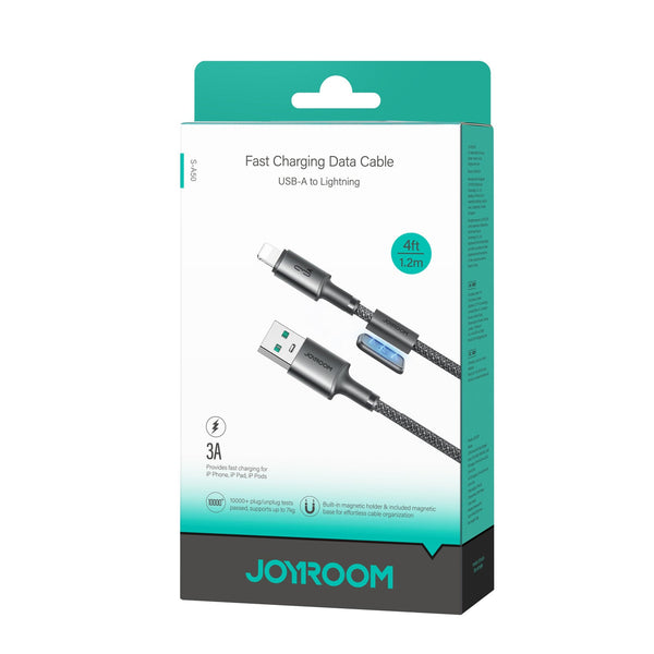 JOYROOM S-A50 L Lightning kabel 1,2 m Grå