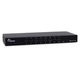 Inter-Tech KVM KS-3116 RJ45 KVM Switch Stativ-montering Sort