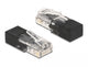 DeLOCK 66807 kabelsamler RJ-45 Sort, Transparent