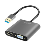 2Direct UA0234 USB grafisk adapter 1920 x 1080 pixel Sort