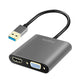 2Direct UA0234 USB grafisk adapter 1920 x 1080 pixel Sort